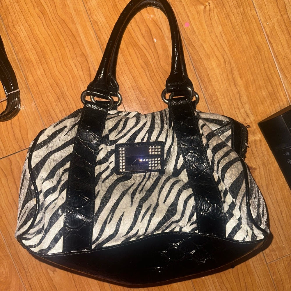 Stylish Zebra Print Handbag